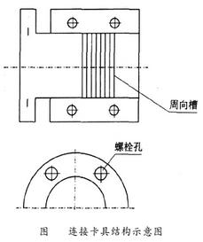 连接卡具结构示意图